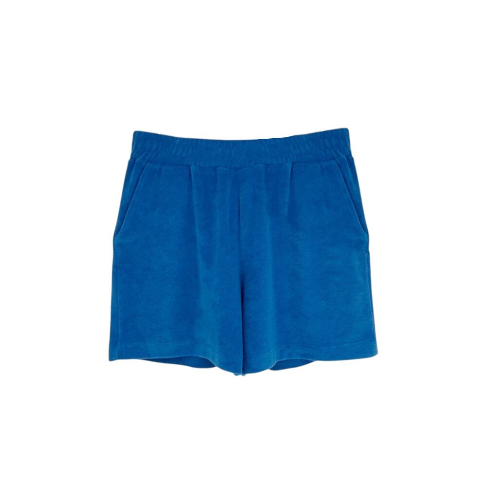 CLAUDIE PIERLOT Terry Short in Santorini Blue 3|L